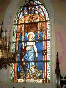 vitrail Sainte Marguerite d'ANTIOCHE