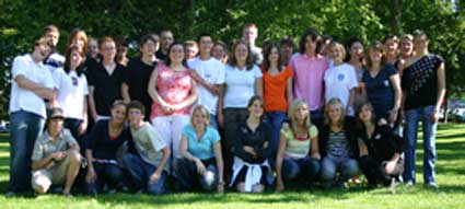 le groupe des jeunes du Jumelage